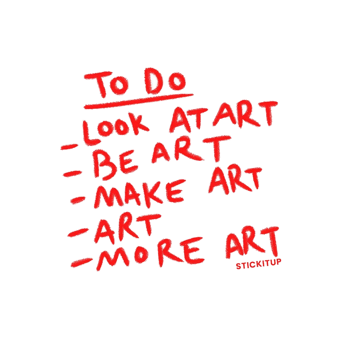 Look At Art Sticker